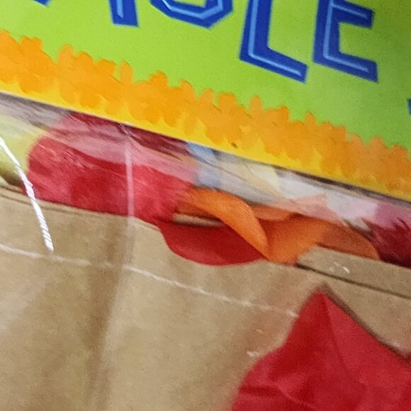 Amscan Party City Luau 10ft One Piece Tissue Hawaiian Multi Flower Table Skirt - Picture 15 of 16